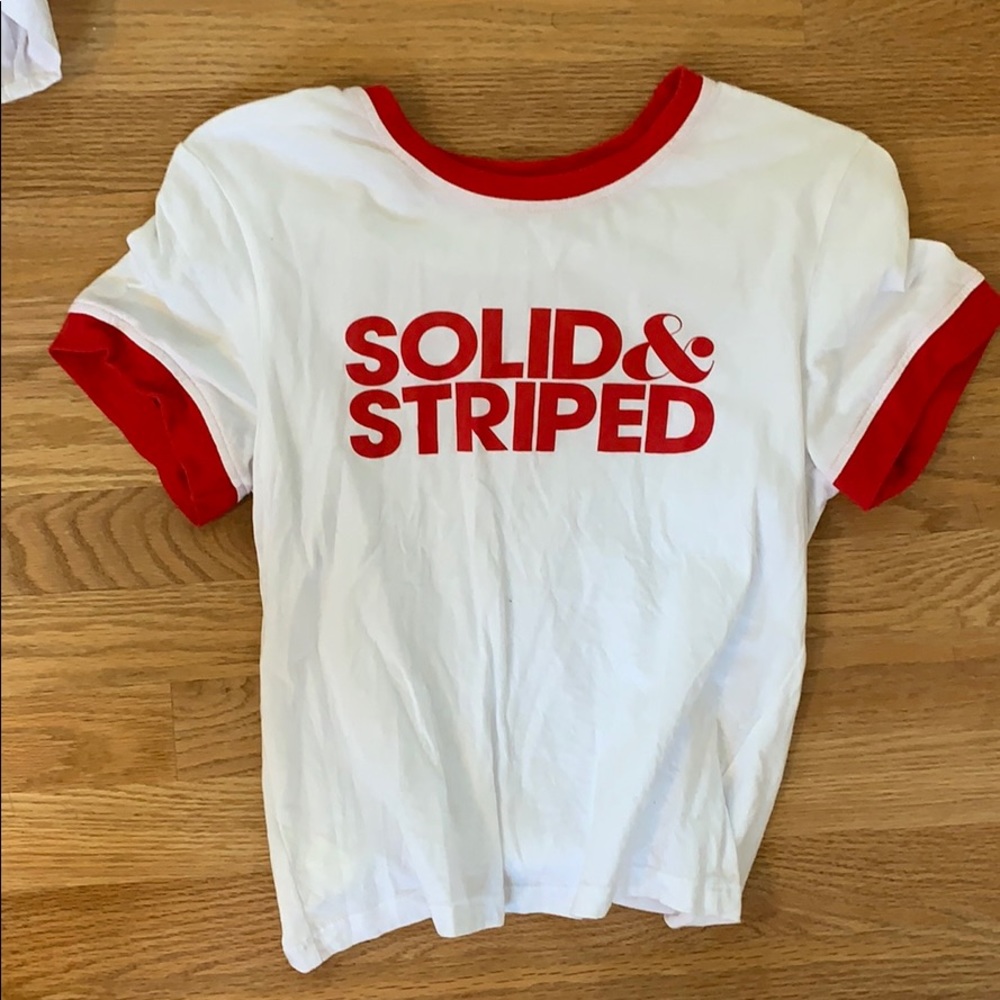Solid and Stripe T-Shirt